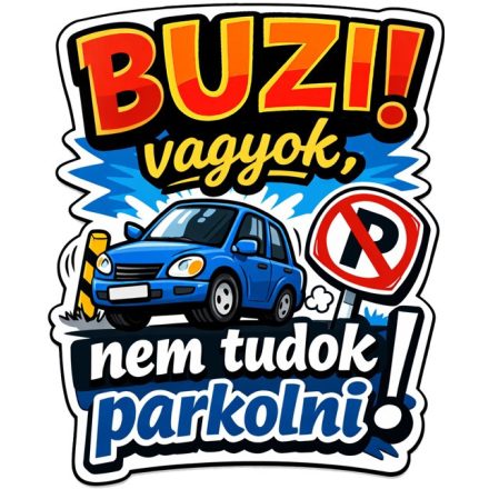 NEM TUDOK PARKOLNI - matrica