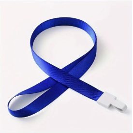 Nyakpánt, csattal. Kék színű.