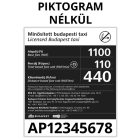 Taxi tarifatábla - tapadókorongos