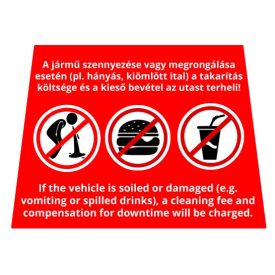 NE HÁNYJON TÁBLA - 2 DB