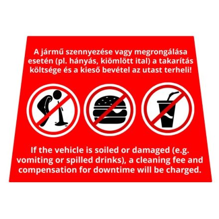 NE HÁNYJON TÁBLA - 2 DB