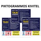 CSOMAG JANUÁR 1-TŐL - utastájékoztatók taxiba 3db