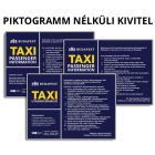 CSOMAG JANUÁR 1-TŐL - utastájékoztatók taxiba 3db