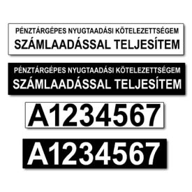 AP szám matrica (több variáció)