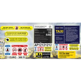 Taxis és autós kiegészítők
